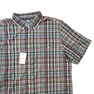 Croft & Barrow Men's Colorful Plaid Performance Button-Down Shirt XXLT NWT